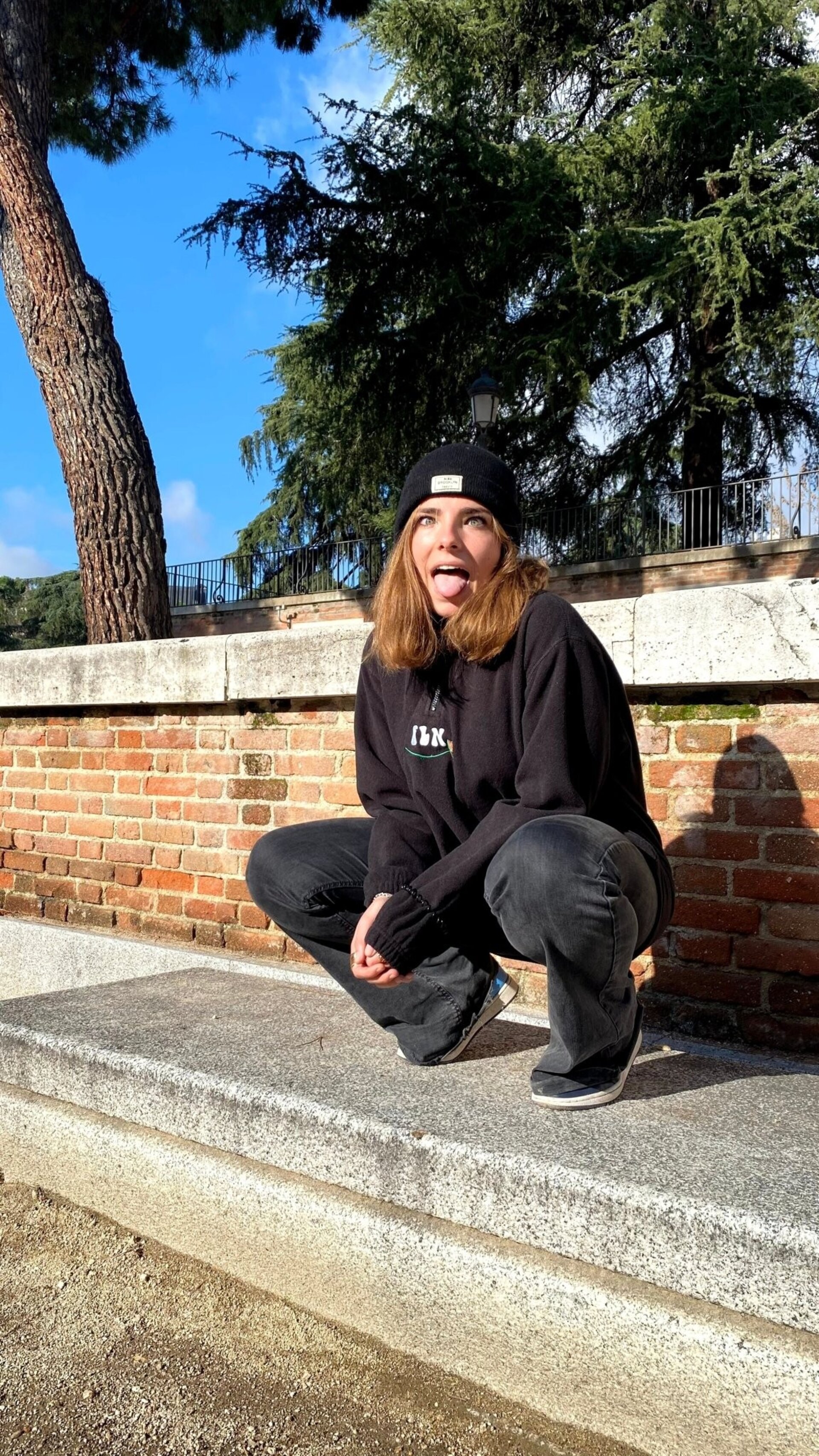 POLAR HALF-ZIP FLN BLACK - 10