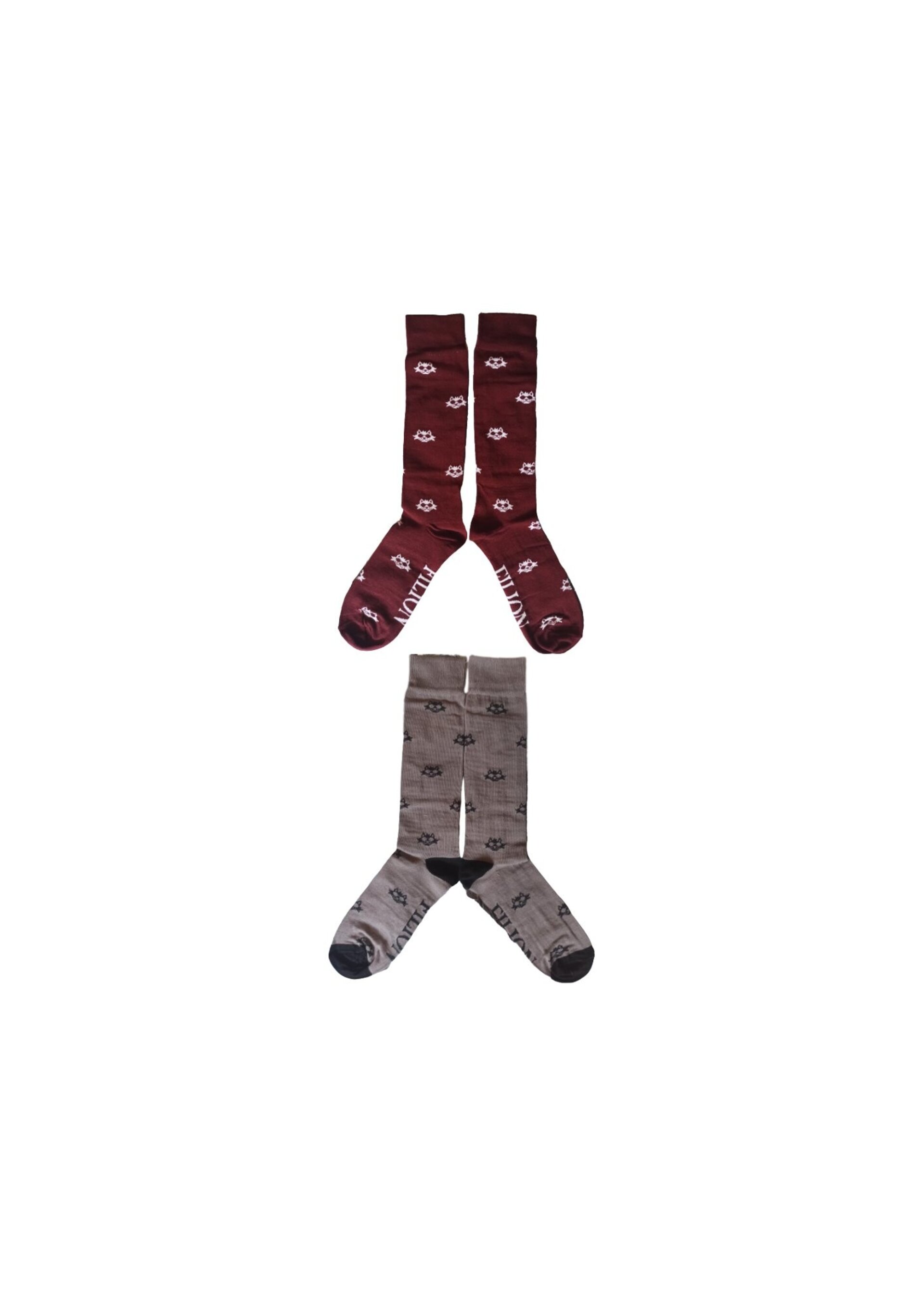 2-PACK GRAIN GREY SOCKS - 2