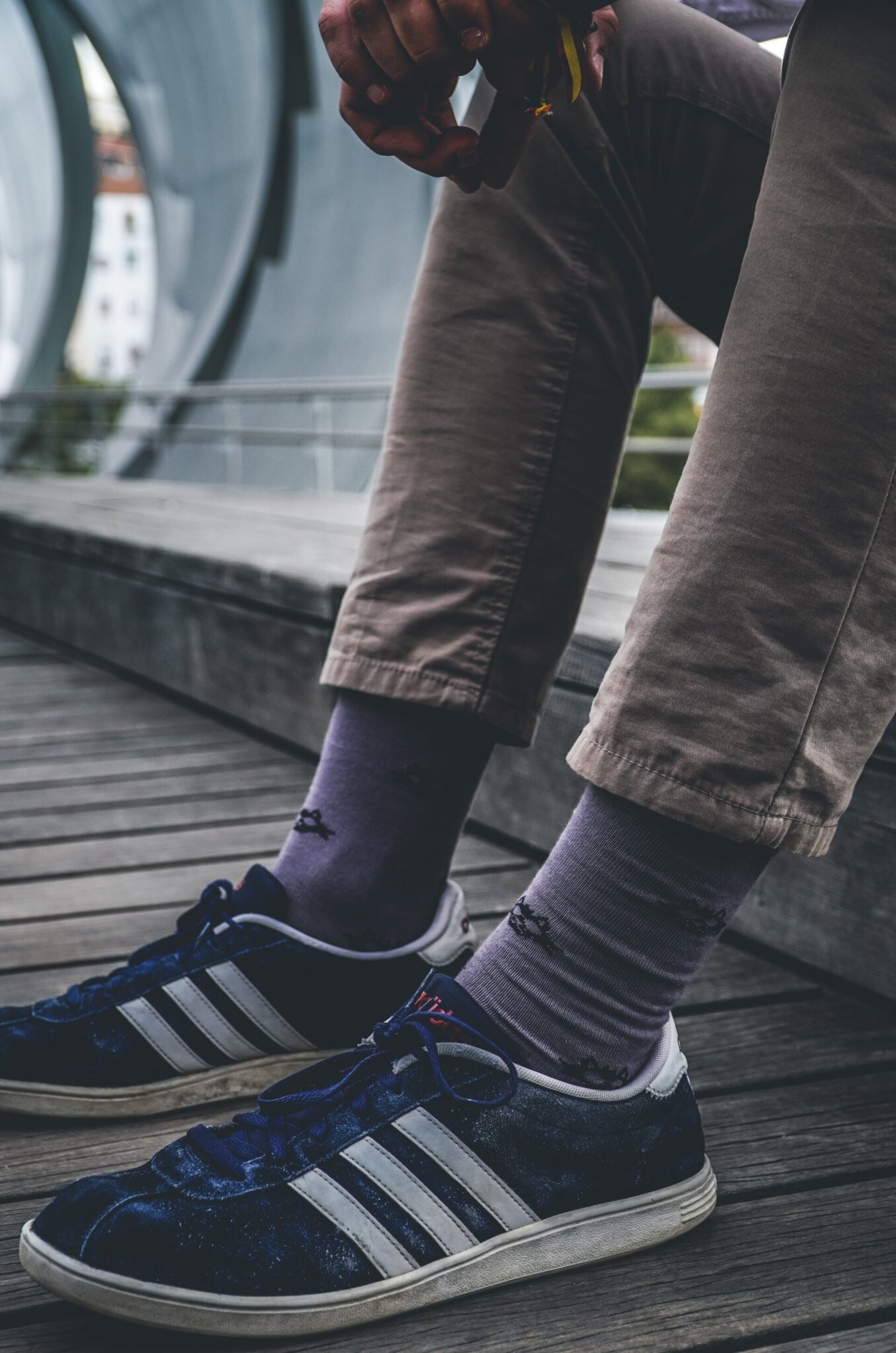 2-PACK GRAIN GREY SOCKS - 6
